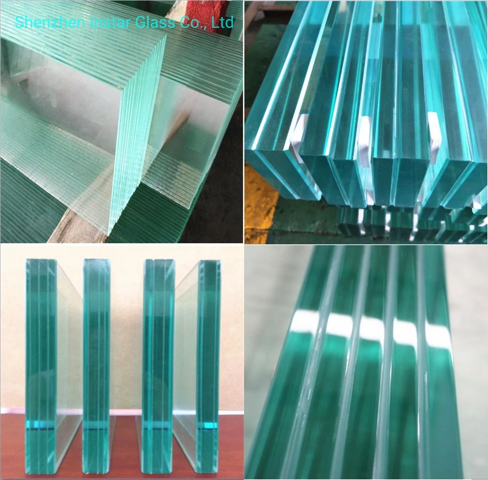 4-19mm Clear Low-Iron Tinted/Color Tempered/Toughened Door Safety Laminate Building Glass
