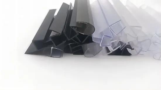 Transparent PVC Magnetic Waterproof Seal Strip Shower Door Seal Strip Gasket