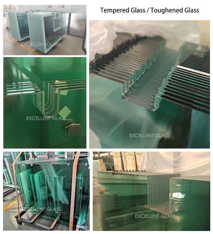Factory Outlet 4-19mm Toughened Glass/Safety Glass/Tempered Glass/Laminated Glass/Building Glass for Furniture/Door/Window/Decorative/Showeroom/Fences
