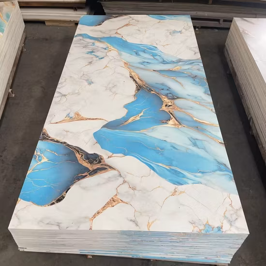 PVC Wall Sheet UV Board PVC Marble Sheet for Interior Decoration