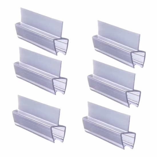 Transparent PVC Magnetic Waterproof Seal Strip Shower Door Seal Strip Gasket