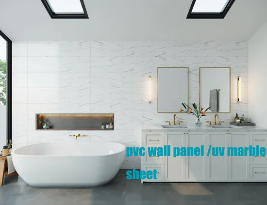 PVC Wall Sheet UV Board PVC Marble Sheet for Interior Decoration