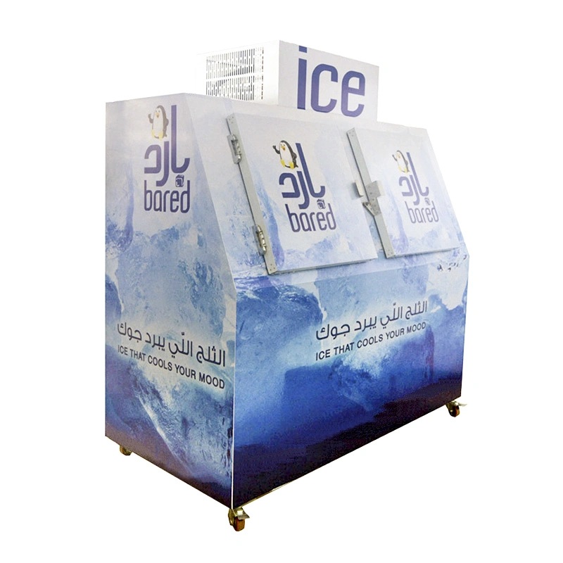Glass Door Ice Merchandiser for Gas Station